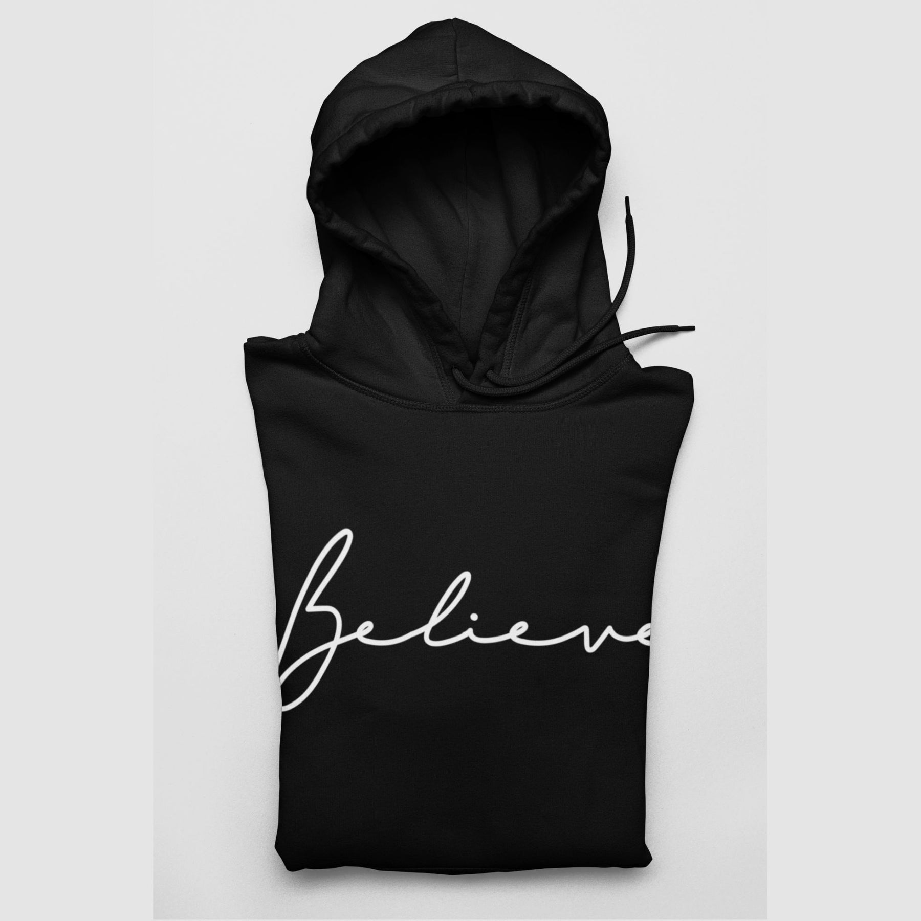     belive-black-printed-unisex-hoodie-gogirgit-com_