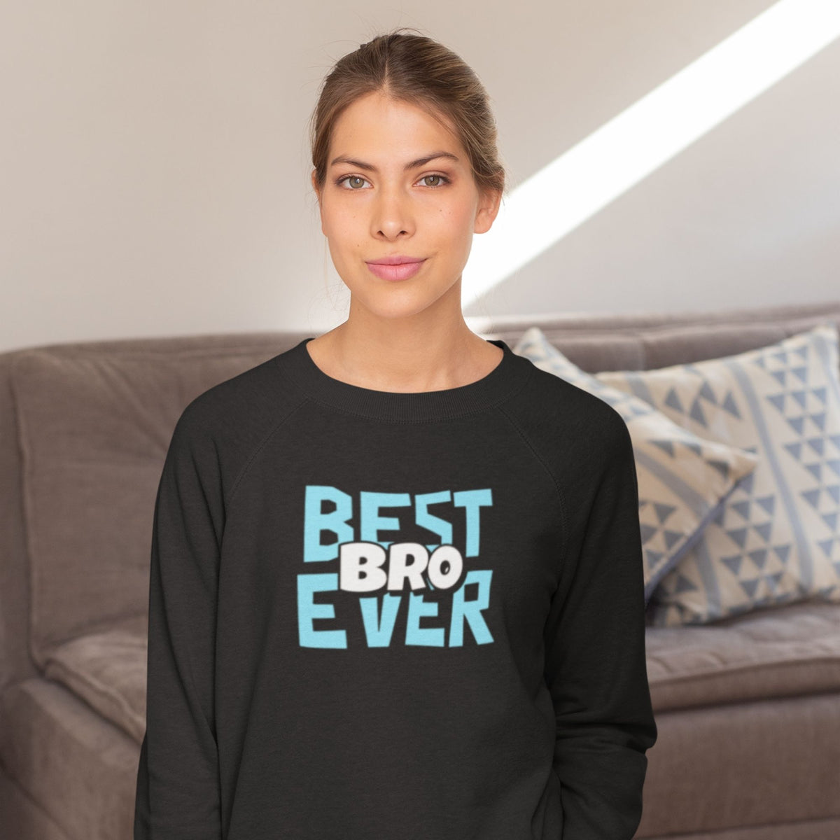 best-bro-ever-cotton-printed-unisex-black-female-model-sweatshirt-gogirgit-com