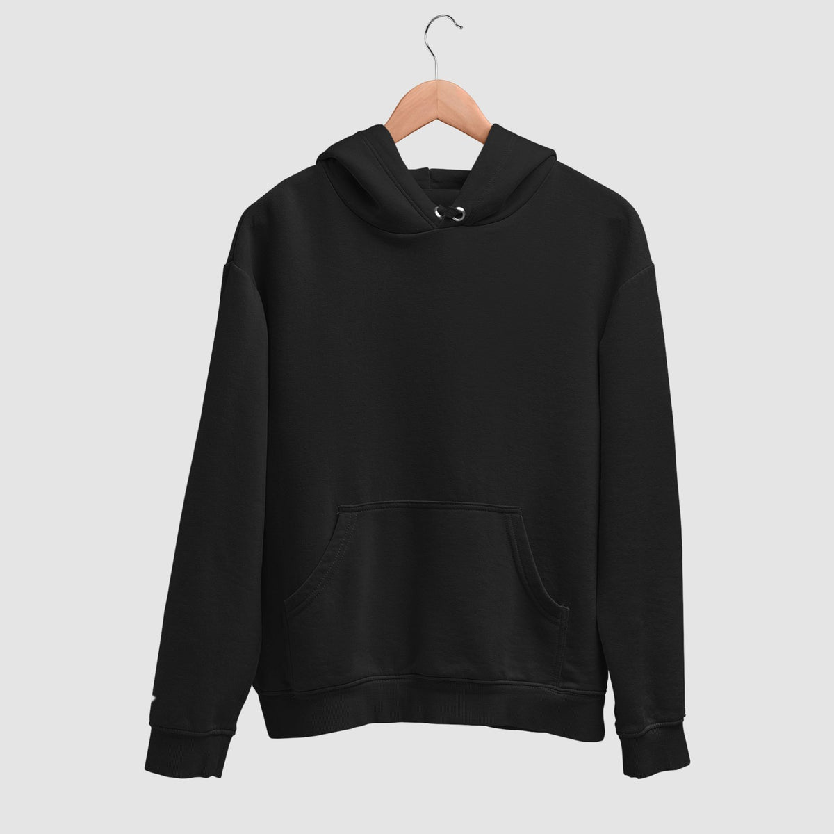 black-printed-unisex-hanging-hoodie-gogirgit-com #color_black