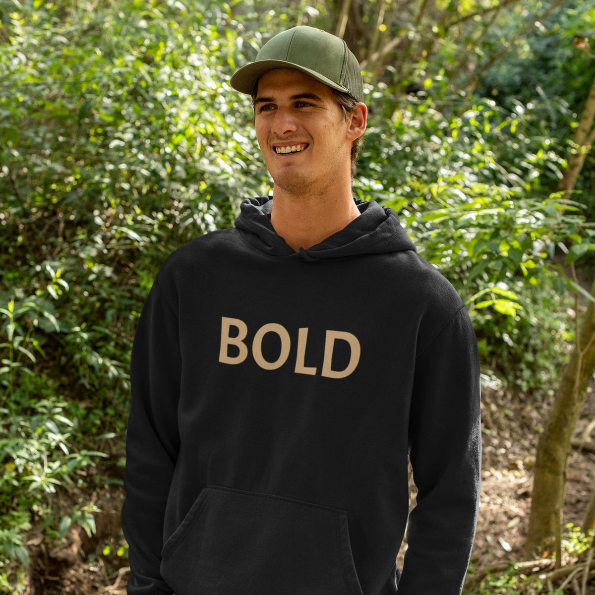 bold-cotton-printed-unisex-black-hoodie-for-men-for-women-gogirgit-com #color_black
