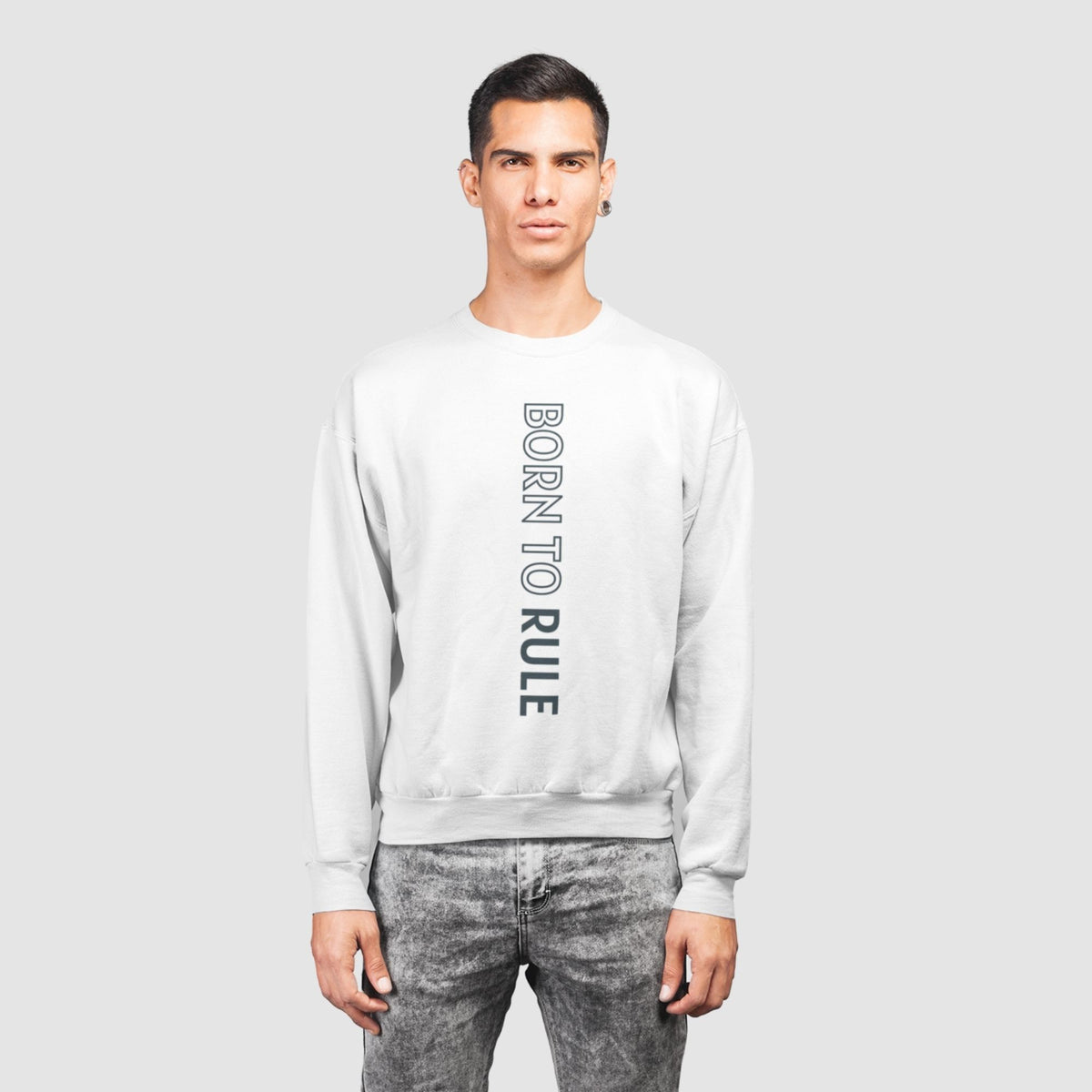 born-to-rule-cotton-printed-unisex-white-men-model-sweatshirt-gogirgit-com