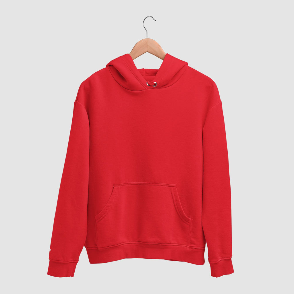 Plain red hoodie clearance mens