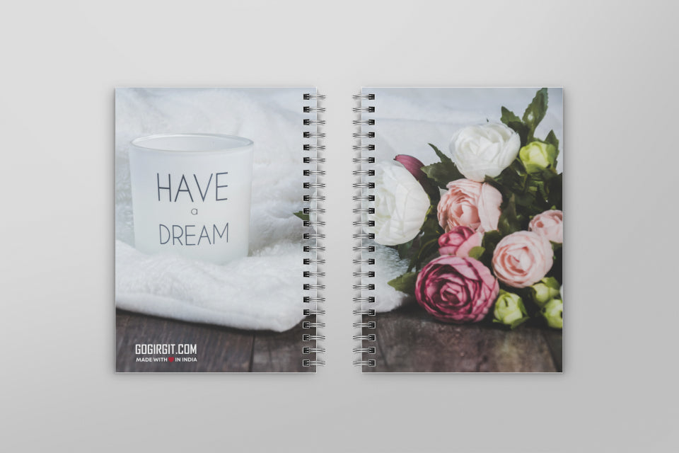 Have a dream binding notebook