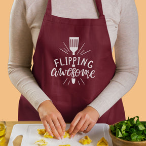 fleeping-awesome-maroon-cotton-drill-apron-gogirgit