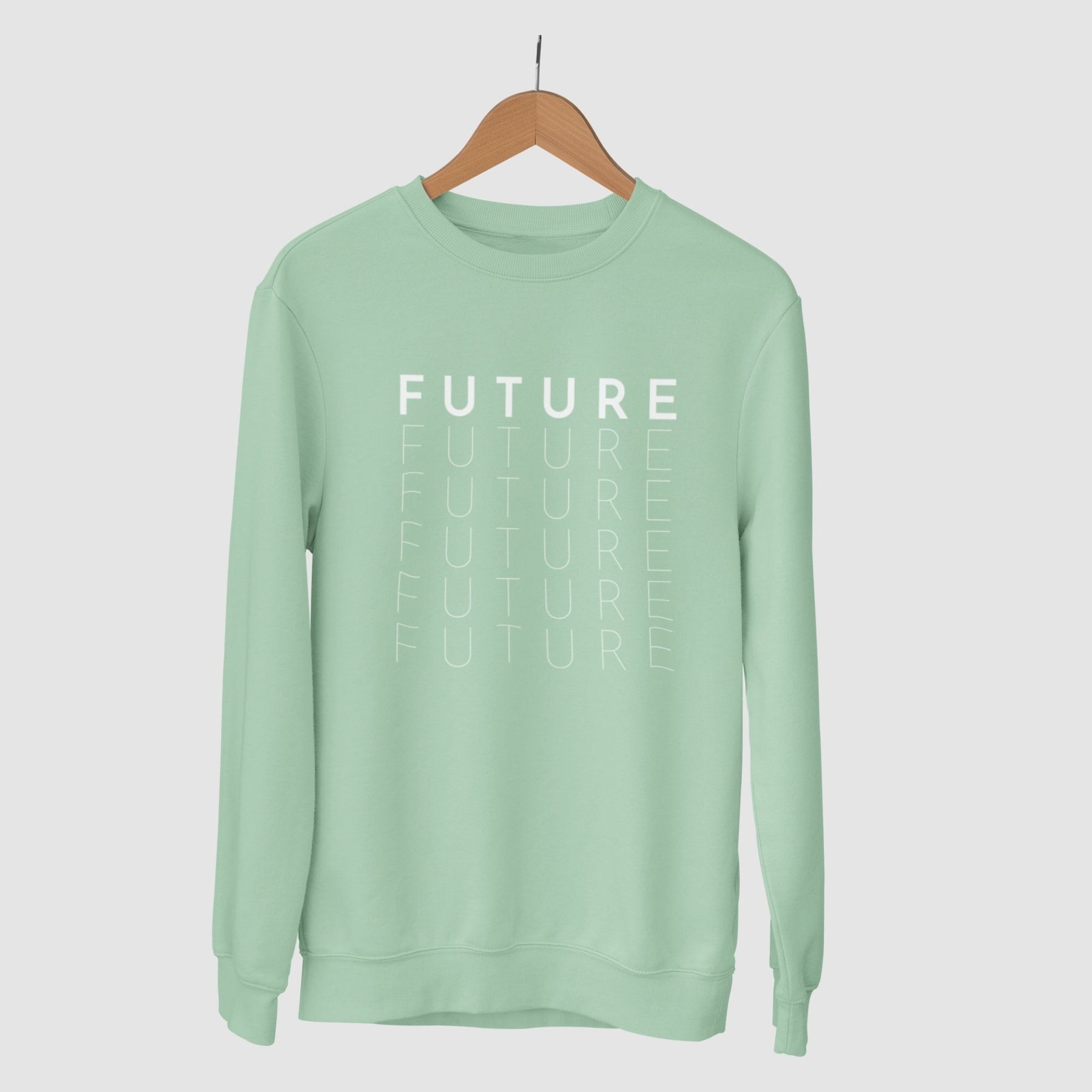 future-cotton-printed-unisex-mint-sweatshirt-gogirgit-com