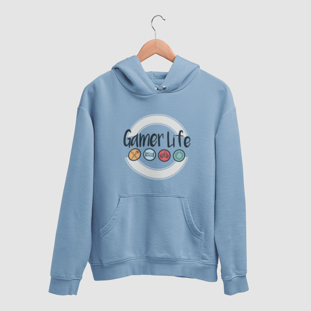 gamer-life-cotton-printed-unisex-light-blue-hoodie-for-men-for-women-gogirgit-com #color_light blue