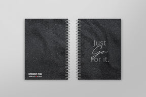 Go for it notebook for your new year resolutions