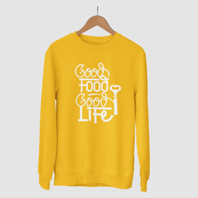 good-food-good-life-cotton-printed-unisex-golden-yellow-sweatshirt-gogirgit-com