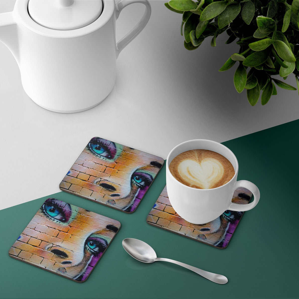 graffiti-eyes-coffee-tea-coasters-set-pack-of-4-3mm-thick-gogirgit-com