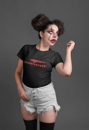 Blood Seeker Halloween Black T-shirt