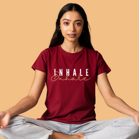 inhale-exhale-maroon-women-cotton-yoga-printed-tshirt-gogirgit-com