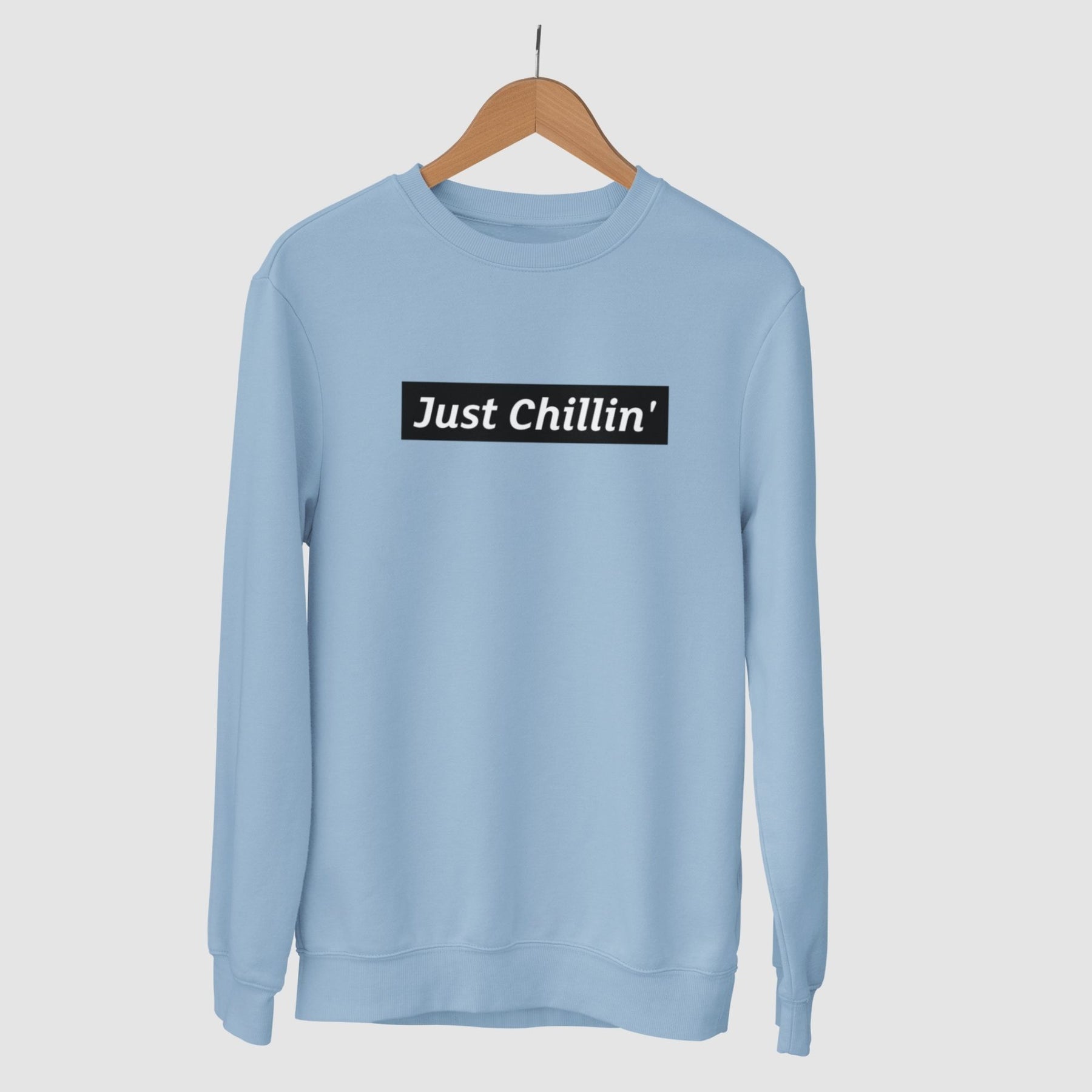 just-chillin-cotton-printed-unisex-light-blue-sweatshirt-gogirgit-com