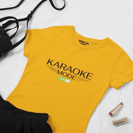 Karaoke Mode On T-shirt For Men & Women