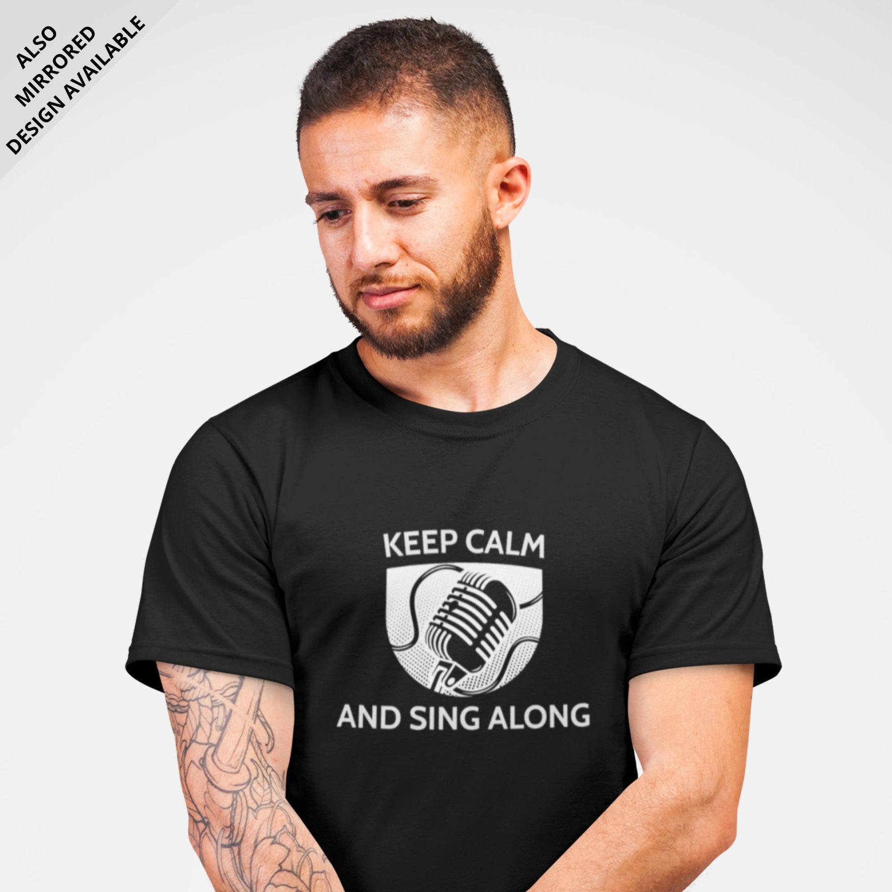 keep-calm-and-sing-along-black-printed-round-neck-t-shirt-gogirgit-com