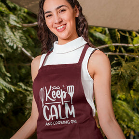 keep-calm-maroon-cotton-drill-apron-gogirgit