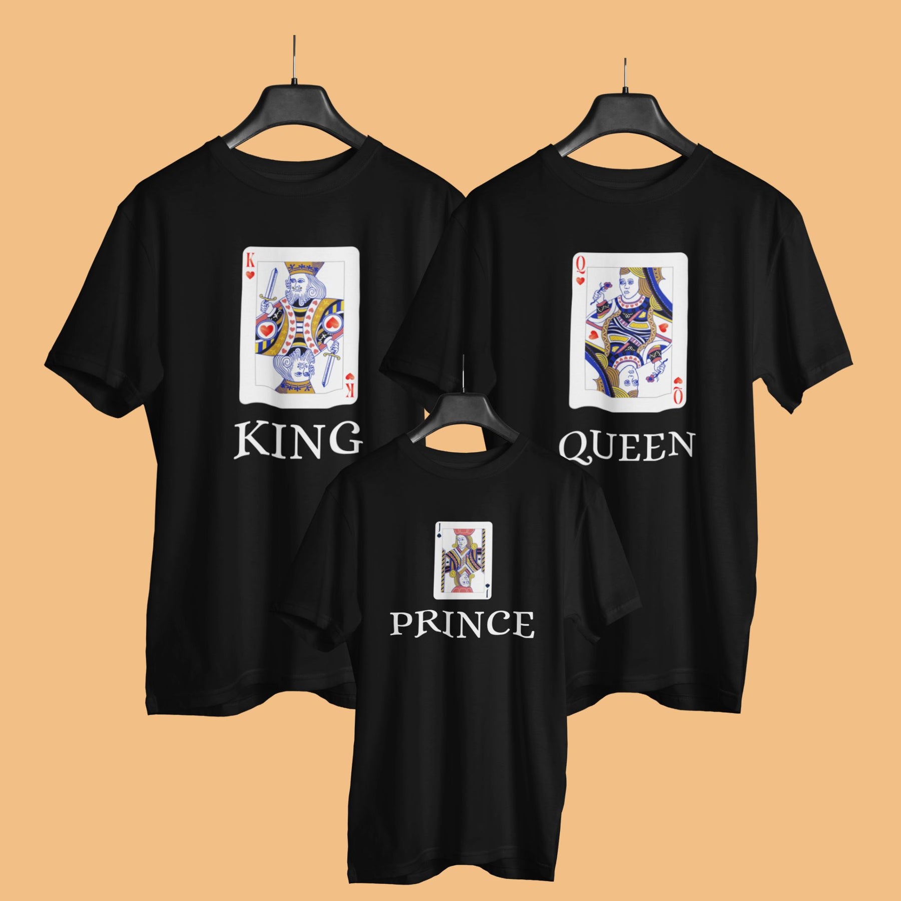king-matching-family-black-t-shirts-for-mom-dad-daughter-gogirgit-hanger
