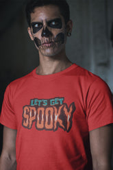 Let's Get Spooky Halloween Red T-shirt