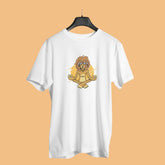 meditating-lion-men-s-yoga-half-sleeve-tshirt-white-gogirgit-100-percent-cotton