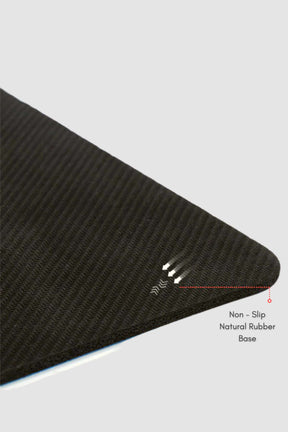 Microfibre Suede Peacock Print Natural Rubber 5MM Yoga Mat