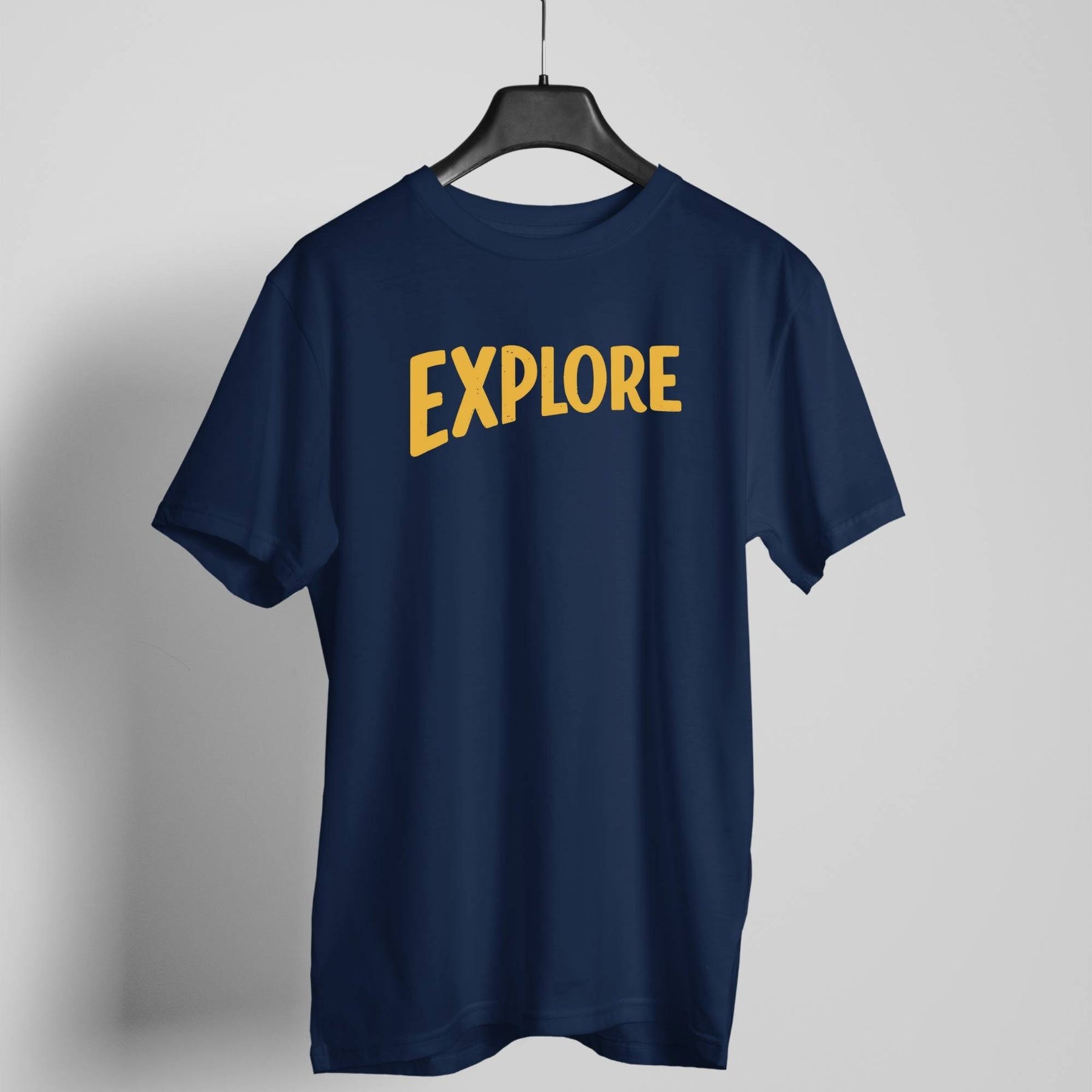 Explore navy blue t-shirt
