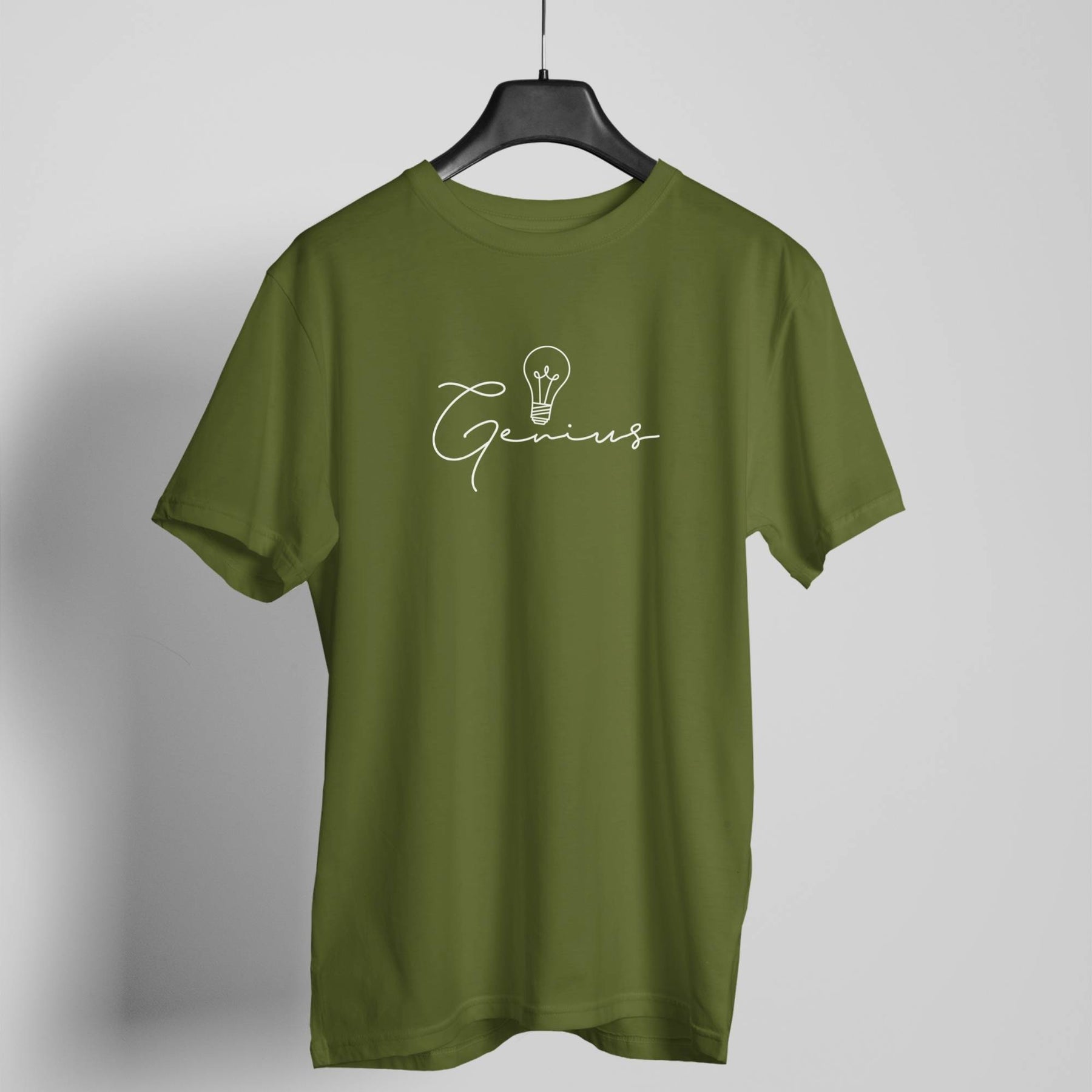 Genius olive green t-shirt