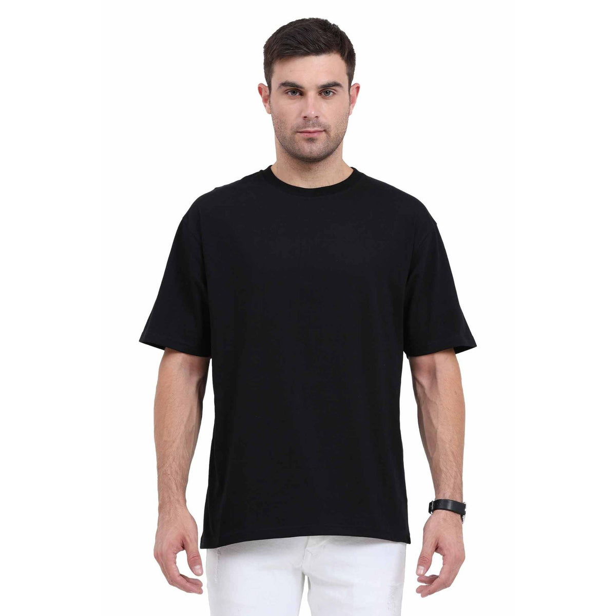 oversized-tshirt-pack-of-2-combo-for-men-and-women-gogirgit-cotton-tees-black #color_black