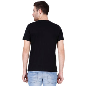 Plain Cotton Men's V Neck T-shirt Pack Of 2 Combo