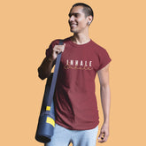 premium-compact-cotton-inhale-exhale-maroon-yoga-t-shirt-for-men-gogirgit