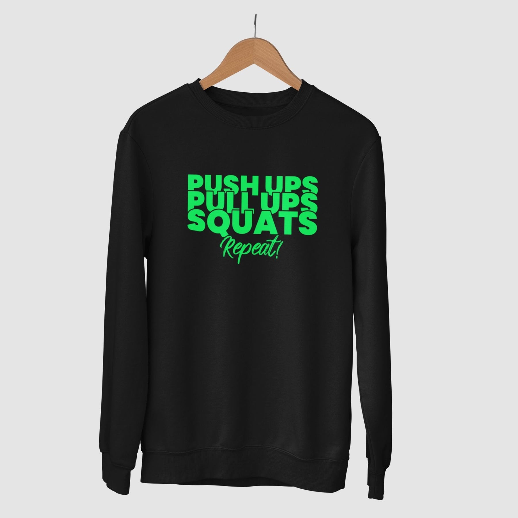 push-ups-squats-cotton-printed-unisex-black-sweatshirt-gogirgit-com