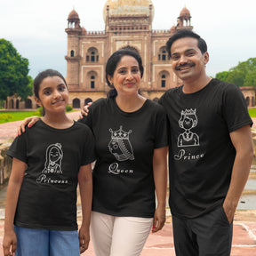 queen-prince-princess-matching-family-black-t-shirts-for-mom-dad-daughter-gogirgit-com