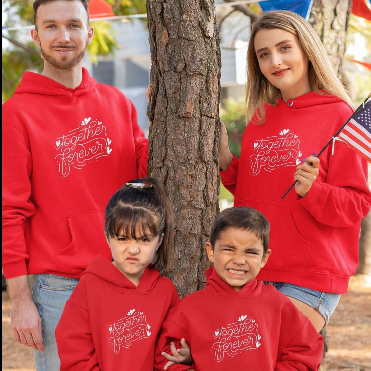 Customized Family Hoodies Combo