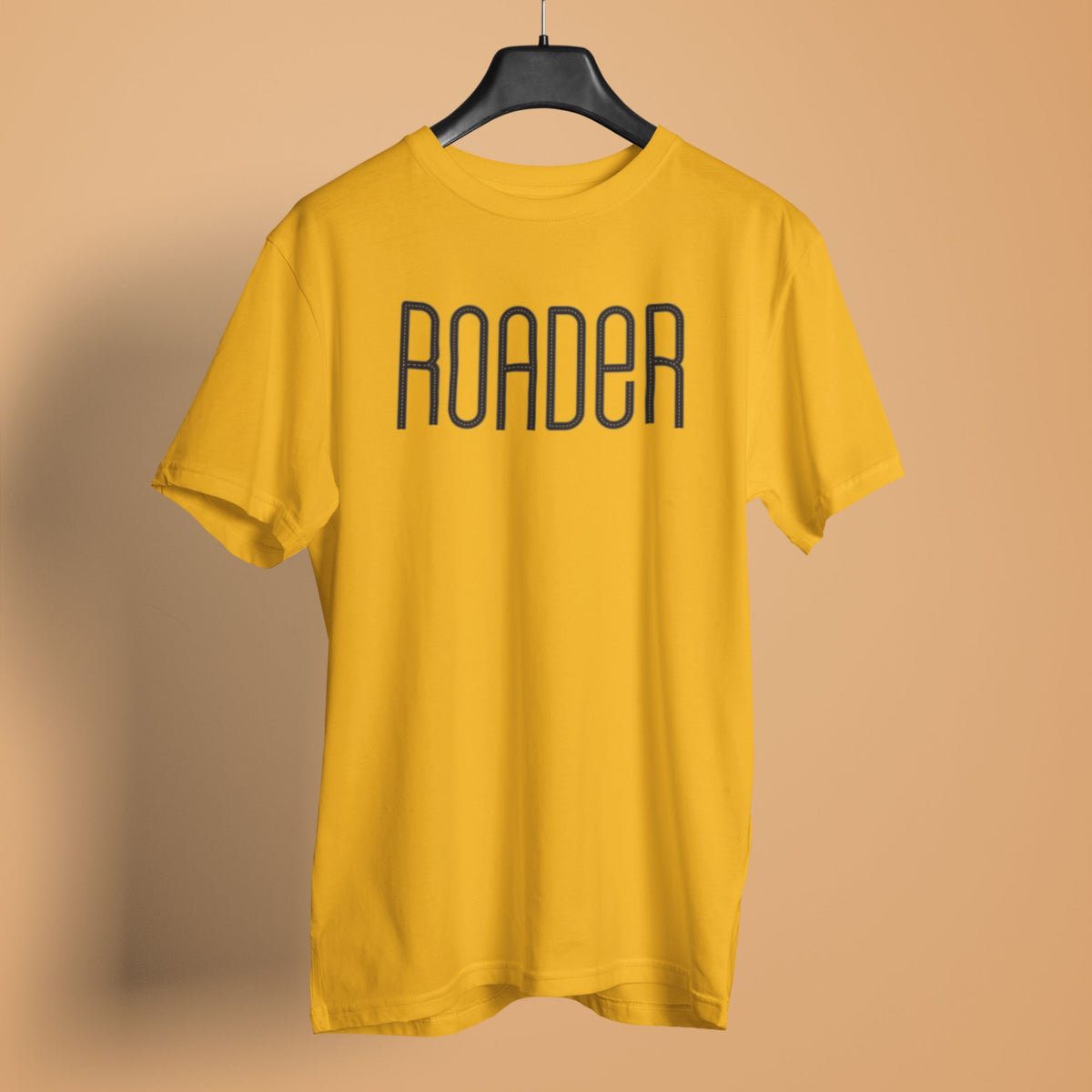 roader-yellow-travel-typography-t-shirt-half-sleeve-t-shirt-men-s-graphic-t-shirt #color_golden yellow