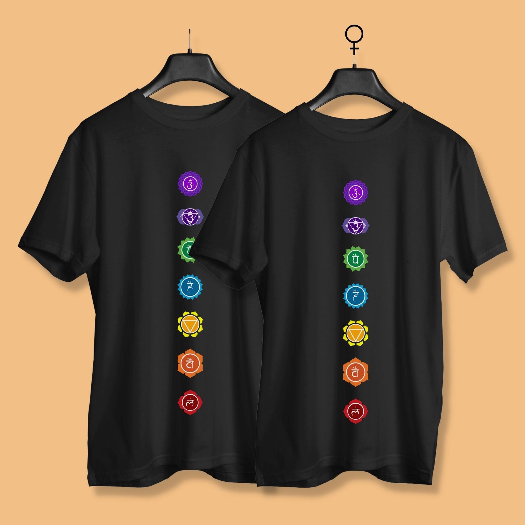 seven-chakras-couple-partner-yoga-t-shirt-gogirgit-black-color