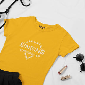 Singing Is My Superpower T-shirt For Men & Women