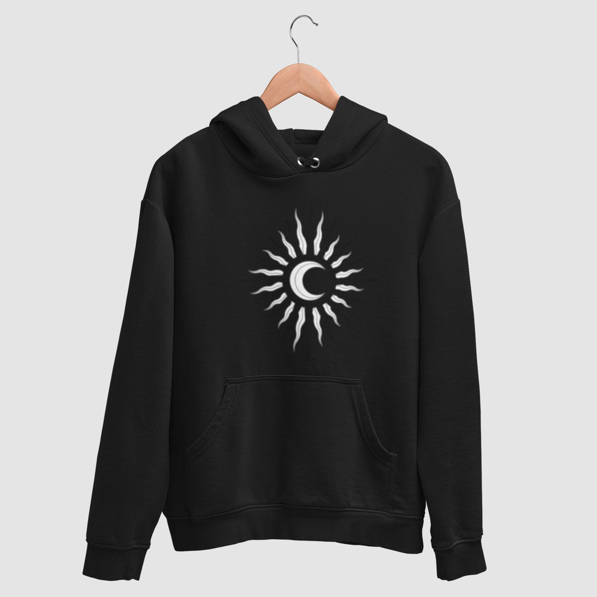    sun-moon-black-printed-unisex-hanging-hoodie-gogirgit-com