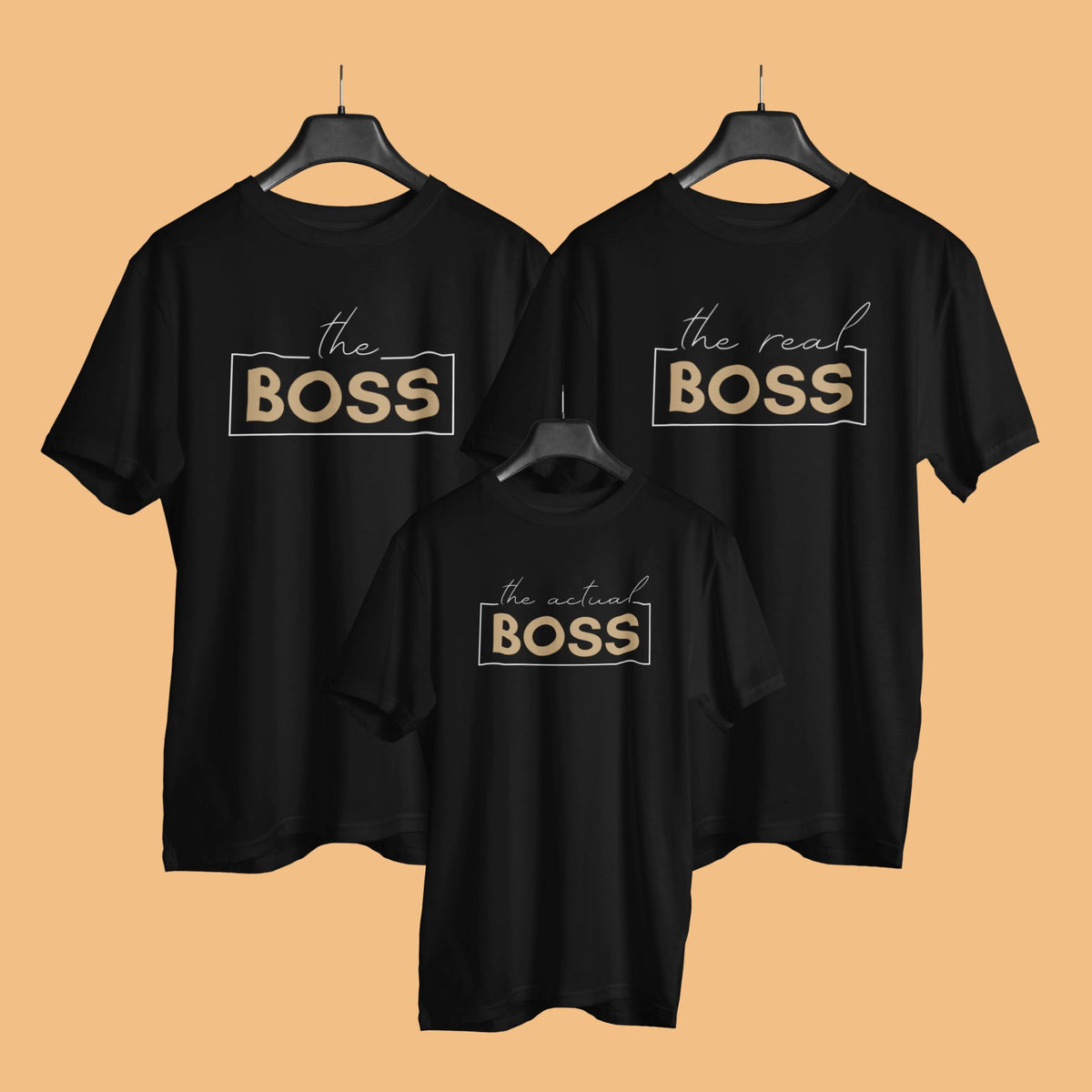the-boss-matching-family-black-t-shirts-for-mom-dad-son-daughter-gogirgit-hanger