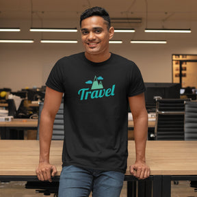 Travel Men's Half Sleeve Travel T-shirt