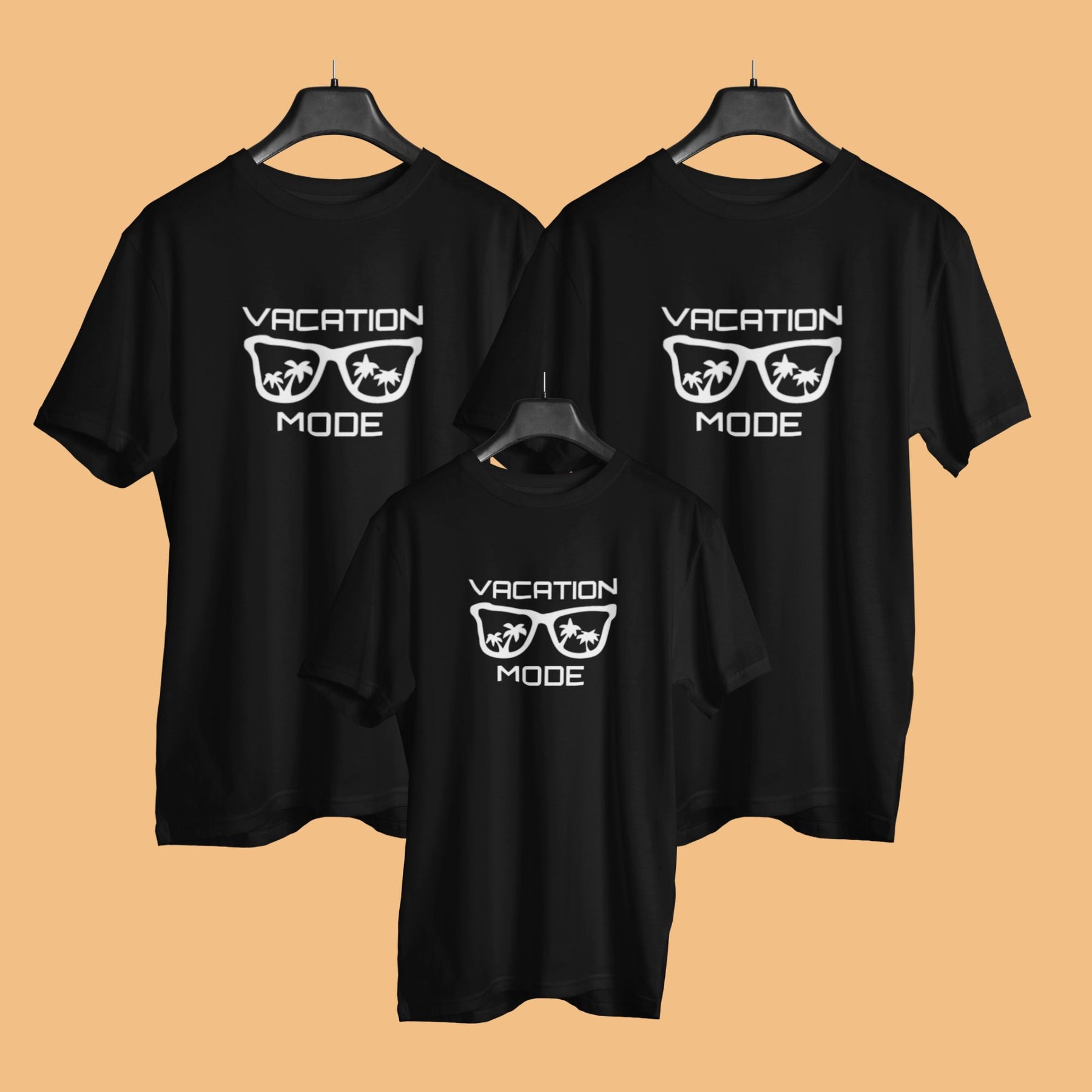 vacation-mode-on-matching-family-black-t-shirts-for-mom-dad-son-daughter-gogirgit-hanger