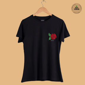 women-s-premiume-cotton-round-neck-half-sleeves-black-the-pocket-rose-tshirt-gogirgit-com