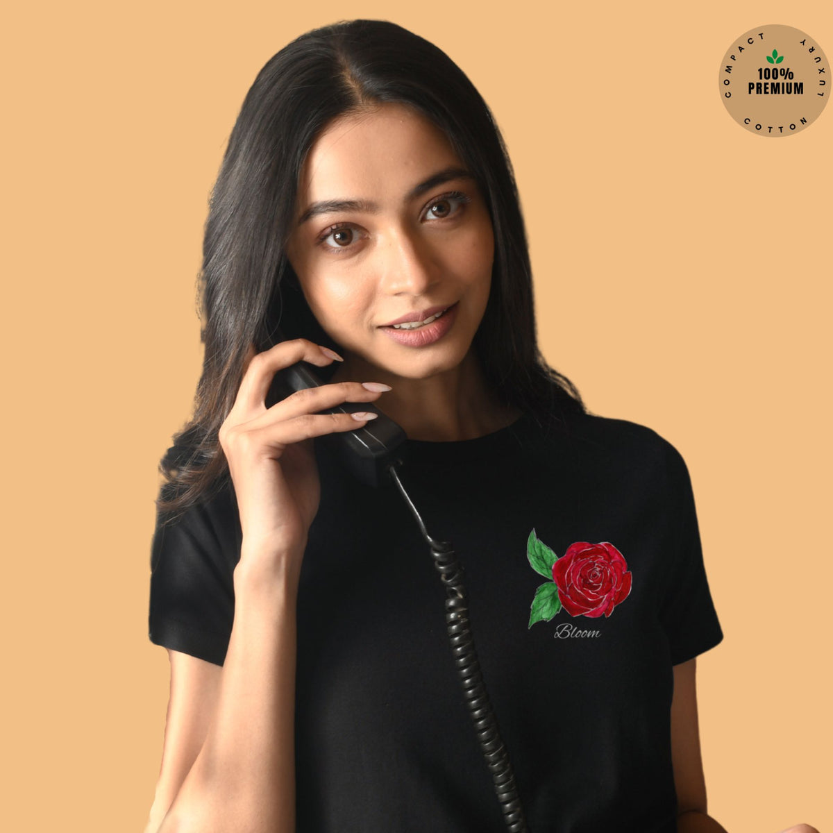 women-s-premiume-cotton-round-neck-half-sleeves-black-the-pocket-rose-tshirt-gogirgit-com