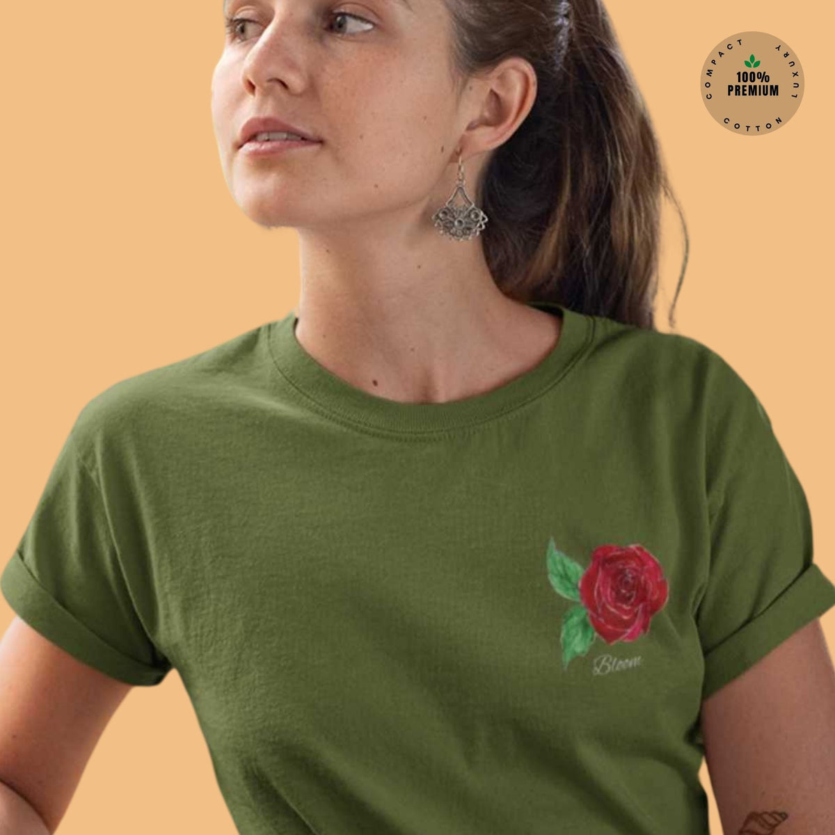 women-s-premiume-cotton-round-neck-half-sleeves-olive-green-the-pocket-rose-tshirt-gogirgit-com-2