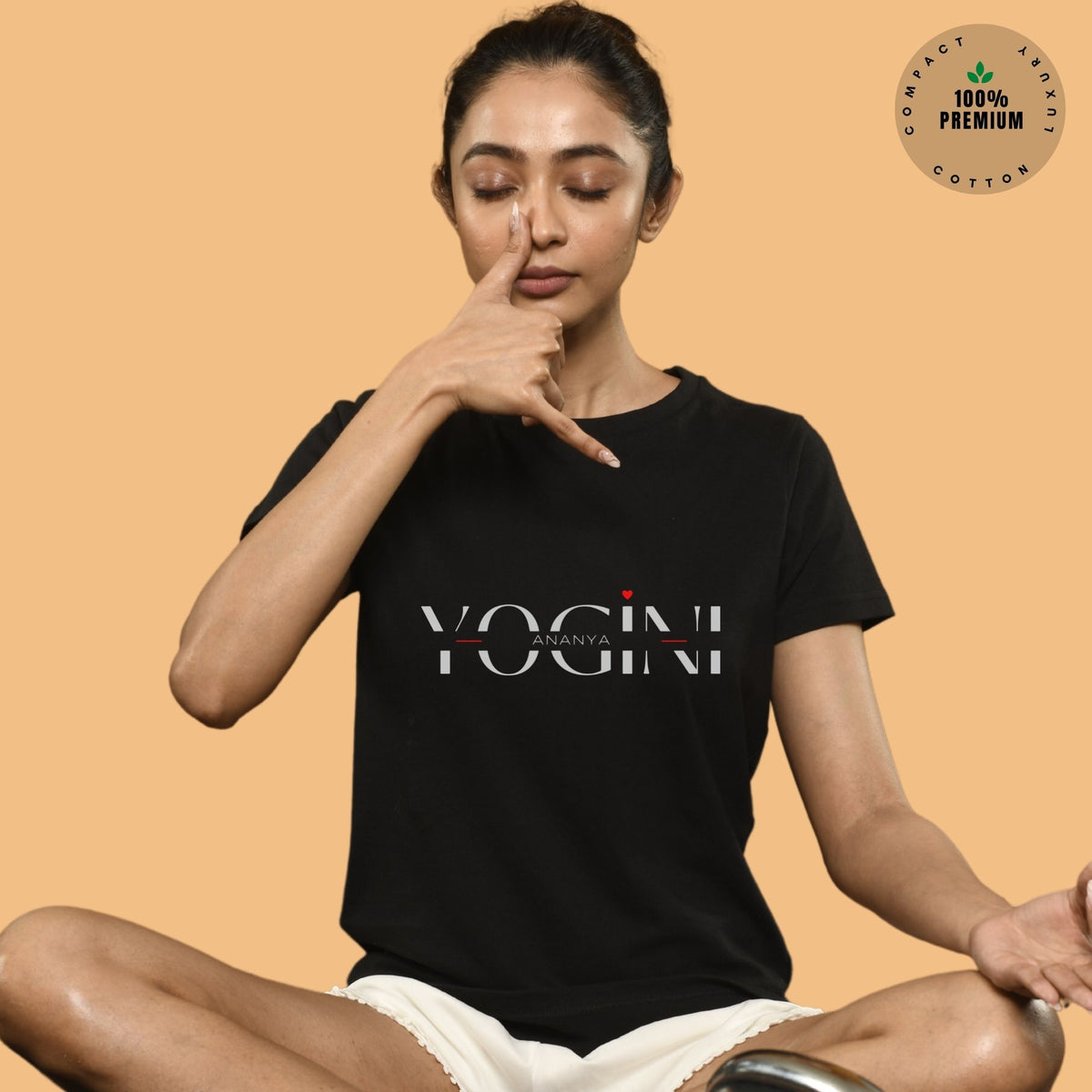 yogini-yoga-maroon-women-s-yoga-tshirt #color_black