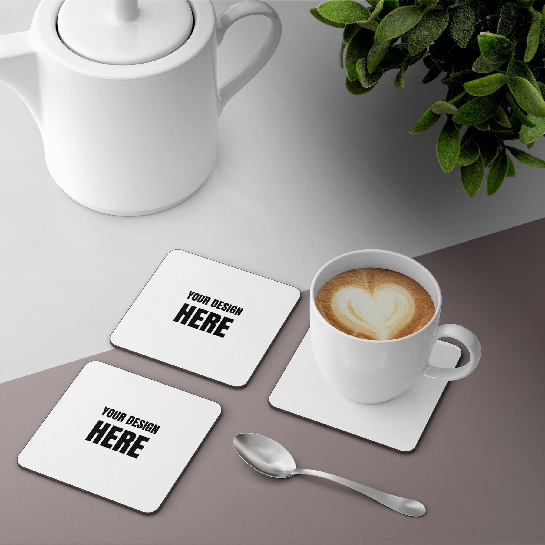 Cup on sale coaster design